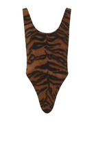 لباس سباحة قطعة واحدة ماريسا بنقشة جلد الفهد